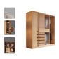 Engineered Wood Wardrobe Cabinet Modern Wardrobe Closet for Bedroom