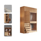 Engineered Wood Wardrobe Cabinet Modern Wardrobe Closet for Bedroom