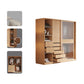Engineered Wood Wardrobe Cabinet Modern Wardrobe Closet for Bedroom