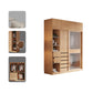 Engineered Wood Wardrobe Cabinet Modern Wardrobe Closet for Bedroom
