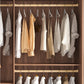 Brown Wardrobe Closet Contemporary Wardrobe Cabinet with Drawer