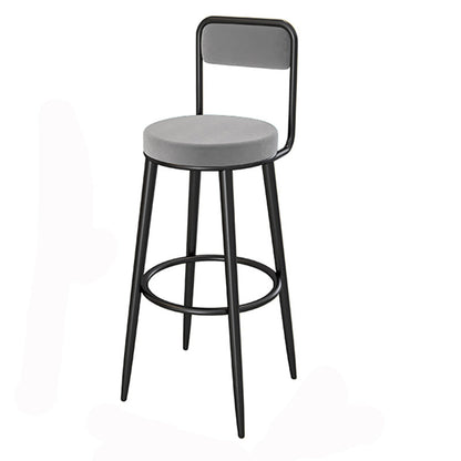 Stone Bar Table Set 1/3 Pcs Modern Bar Table and Upholstered Stools Black 30"H Stool (Single) Clearhalo 'Bar Furniture' 'furn' 'furn_home_bar_bar_sets' 'Furniture' 'Home Bars & Bar Sets' 'home_bar_bar_sets' 'Kitchen & Dining Furniture' 6793493