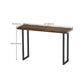 Mesa de bar de estilo industrial Mesa de comedor de barra con pedestal doble de madera maciza de pino