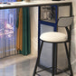 Contemporary Style Bar Table Stone Rectangle Bar Wine Table with Storage Clearhalo 'Bar Furniture' 'Bar Tables' 'bar_tables' 'furn' 'furn_bar_tables' 'Furniture' 'Kitchen & Dining Furniture' 6793724