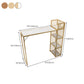 Contemporary Style Bar Height Table Rectangle Folding Bistro Bar Desk Clearhalo 'Bar Furniture' 'Bar Tables' 'bar_tables' 'furn' 'furn_bar_tables' 'Furniture' 'Kitchen & Dining Furniture' 6793764