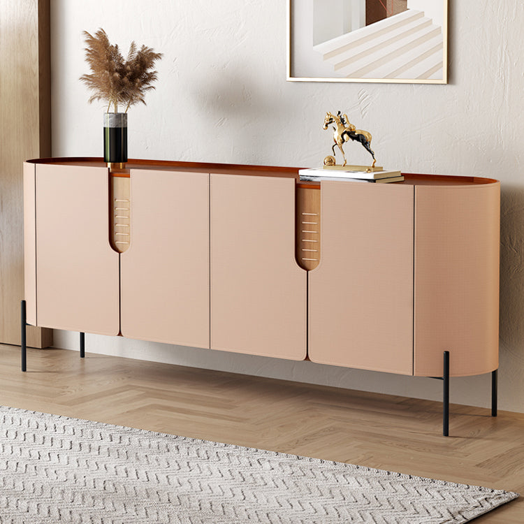 Moderner und zeitgenössisches Buffet Stone Dining Server mit Schränken