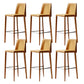 Modern Bar Stool Leathe Backrest Counter Stool for Living Room