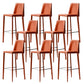 Tabouret de bar moderne avec dossier en cuir, tabouret de comptoir pour salon