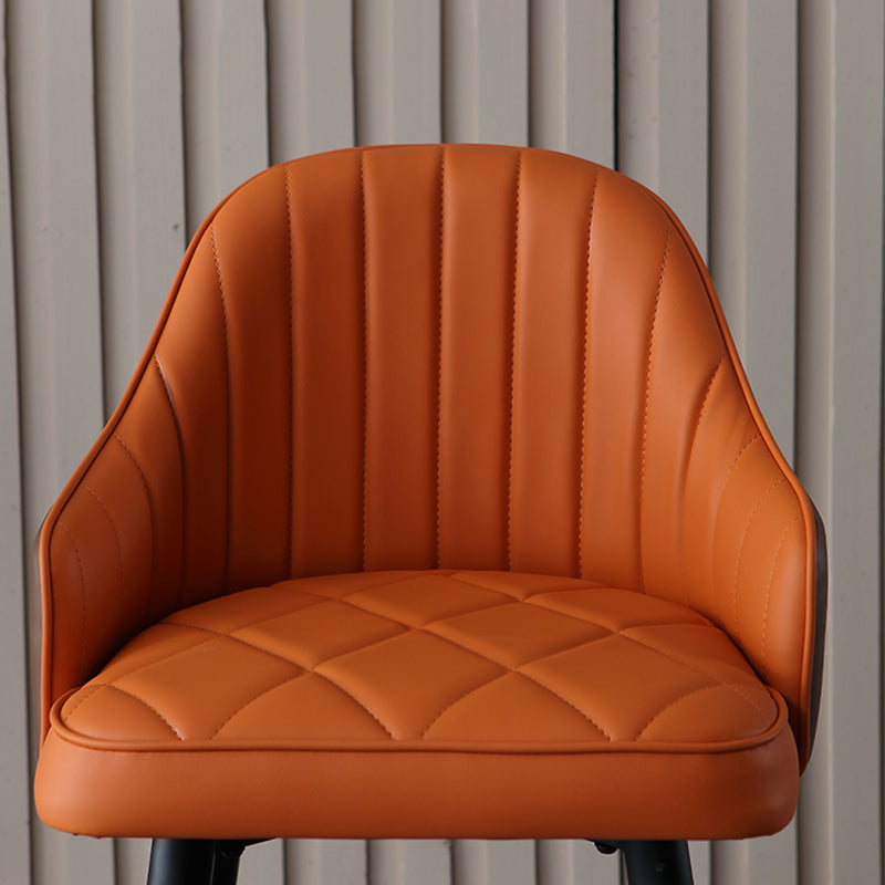 Taburete de bar de glam rango tapizado de respaldo de respaldo para uso de la perforación