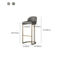Bucket Bar Stool Contemporary Low Back Dining Stool with Footrest Clearhalo 'Bar Furniture' 'Bar Stools' 'bar_stools' 'furn' 'furn_bar_stools' 'Furniture' 'Kitchen & Dining Furniture' 6794438