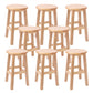 Modern Style Bar Stool Rubberwood Counter Stool for Dining Room