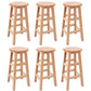 Modern Style Bar Stool Rubberwood Counter Stool for Dining Room