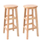 Modern Style Bar Stool Rubberwood Counter Stool for Dining Room