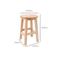 Taburete de bar de estilo moderno, taburete de madera de caucho para comedor