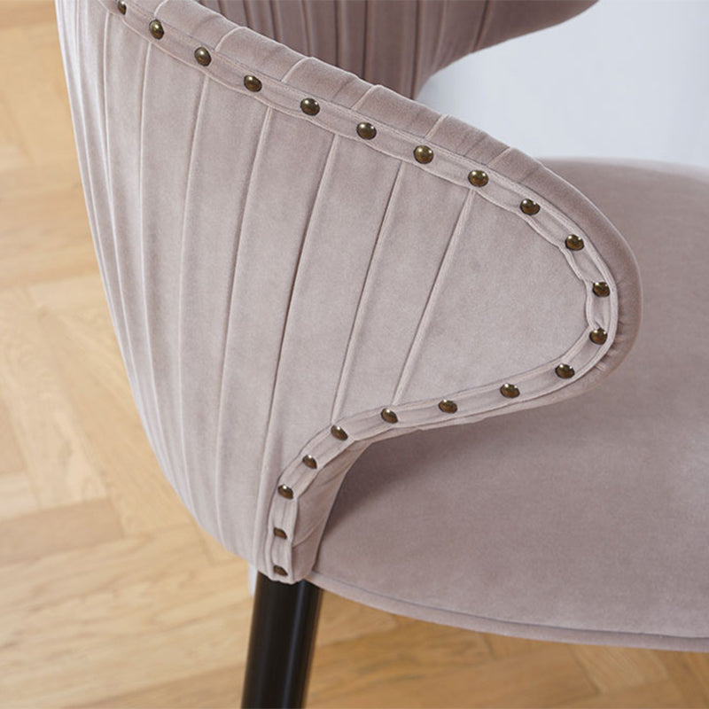 Glam Backrest Bar Stool Upholstered Counter Stool for Bristol with Wooden Legs Clearhalo 'Bar Furniture' 'Bar Stools' 'bar_stools' 'furn' 'furn_bar_stools' 'Furniture' 'Kitchen & Dining Furniture' 6794524