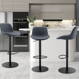 Industrial Backrest Bar Stool Swivel Adjustable Counter Stool for Bristol