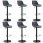 Industrial Backrest Bar Stool Swivel Adjustable Counter Stool for Bristol