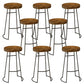 Armless Solid Wood Dining Stool Contemporary Bar Stool with Footrest 8 Piece Set Clearhalo 'Bar Furniture' 'Bar Stools' 'bar_stools' 'furn' 'furn_bar_stools' 'Furniture' 'Kitchen & Dining Furniture' 6794745