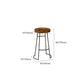 Armless Solid Wood Dining Stool Contemporary Bar Stool with Footrest Clearhalo 'Bar Furniture' 'Bar Stools' 'bar_stools' 'furn' 'furn_bar_stools' 'Furniture' 'Kitchen & Dining Furniture' 6794751