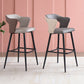 Modern Style Bar Stool Leather Counter Stool for Dining Room