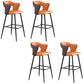 Modern Style Bar Stool Leather Counter Stool for Dining Room