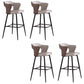Modern Style Bar Stool Leather Counter Stool for Dining Room