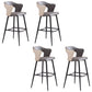 Modern Style Bar Stool Leather Counter Stool for Dining Room