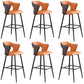 Modern Style Bar Stool Leather Counter Stool for Dining Room
