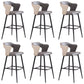 Modern Style Bar Stool Leather Counter Stool for Dining Room