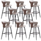 Modern Style Bar Stool Leather Counter Stool for Dining Room