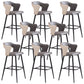 Modern Style Bar Stool Leather Counter Stool for Dining Room