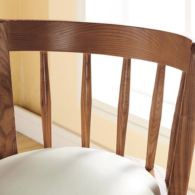 Modern Style Bar Stool Solid Wood Backrest Bar Stools with Swivel