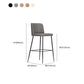 Tabourets de bar de style moderne tabourets de bar rembourrés pour salle à manger