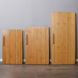 Scrivania di scrittura di bambù contemporanea per ufficio per ufficio