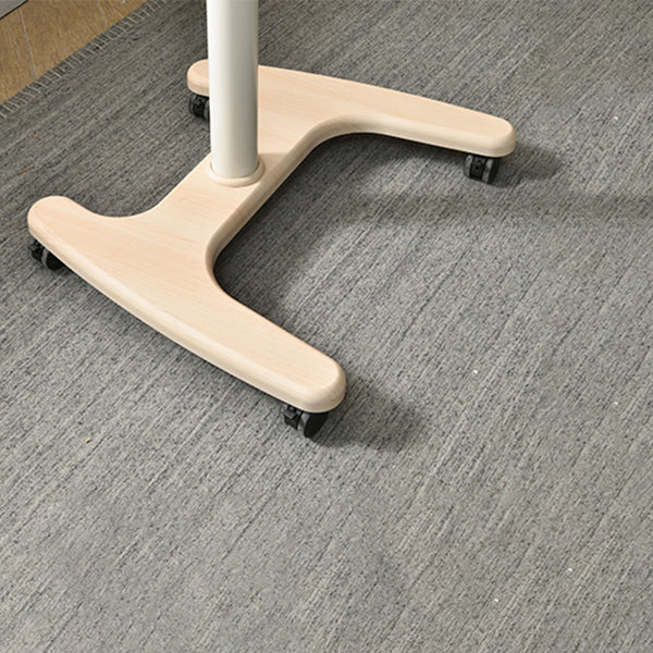 Scrivania rettangolare in piedi reversibile marrone/naturale scrittura di scrittura per ufficio