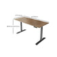 MODERNA BASE T-SHAPE BASE OFFICIO DESCIO RECTALLANGE IN LEGNO DESK PER CASA