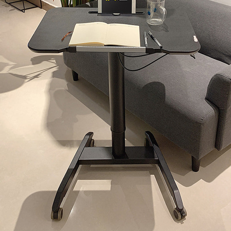 Scrivania in piedi a forma di rettangolare marrone/nero/bianco scrivanie per ufficio