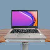 Scrivania in piedi a forma di rettangolare marrone/nero/bianco scrivanie per ufficio