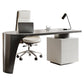 Moderner 29,53-Zoll großer Schreibtisch 2 Schubladen Stone Office Desk