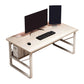 Modern Rectangular Computer Desk Wooden Black Gaming Desk with Black Legs 47.2"L x 23.6"W x 29.1"H White Natural Clearhalo 'furn' 'furn_office_desk' 'Furniture' 'Office Desks' 'Office Furniture' 'office_desk' 6795482