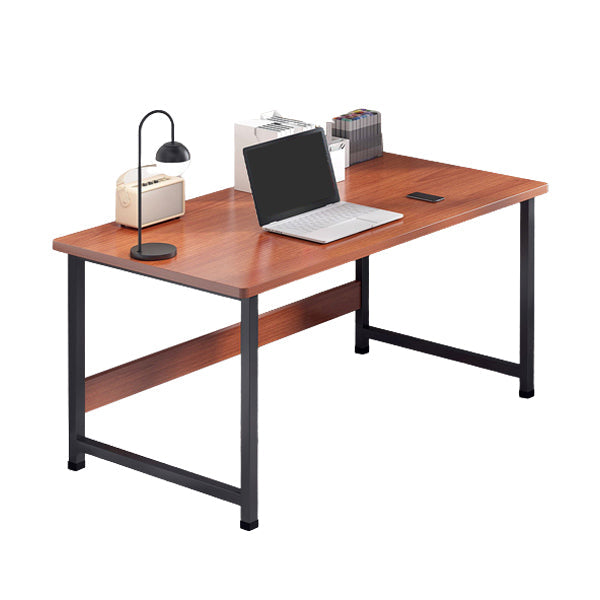 Modern Rectangular Computer Desk Wooden Black Gaming Desk with Black Legs Clearhalo 'furn' 'furn_office_desk' 'Furniture' 'Office Desks' 'Office Furniture' 'office_desk' 6795489