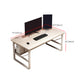 Modern Rectangular Computer Desk Wooden Black Gaming Desk with Black Legs Clearhalo 'furn' 'furn_office_desk' 'Furniture' 'Office Desks' 'Office Furniture' 'office_desk' 6795497