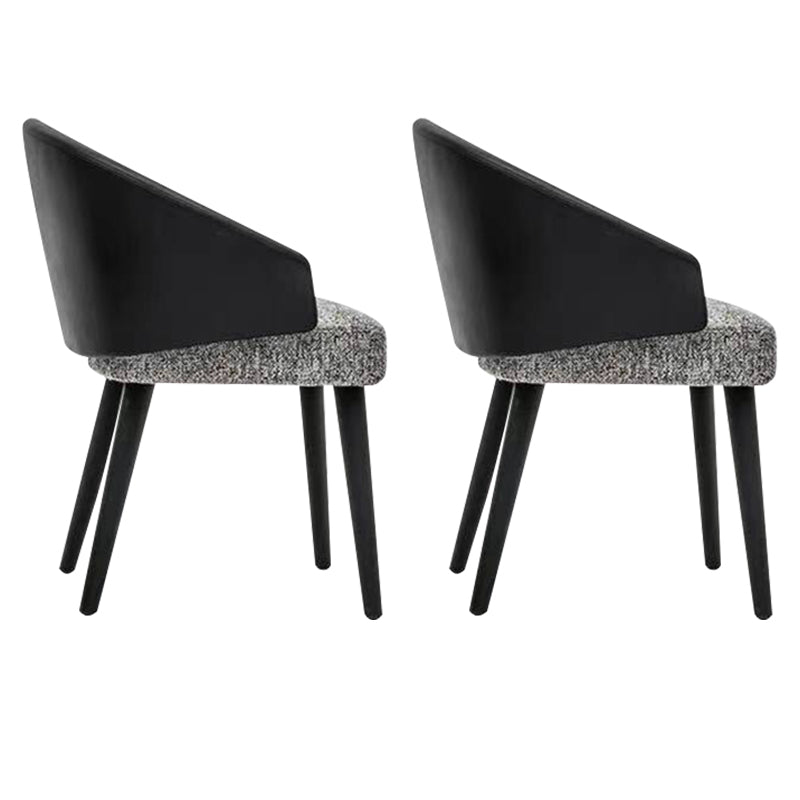 Silla de metal de black metal silla de parsons contemporánea