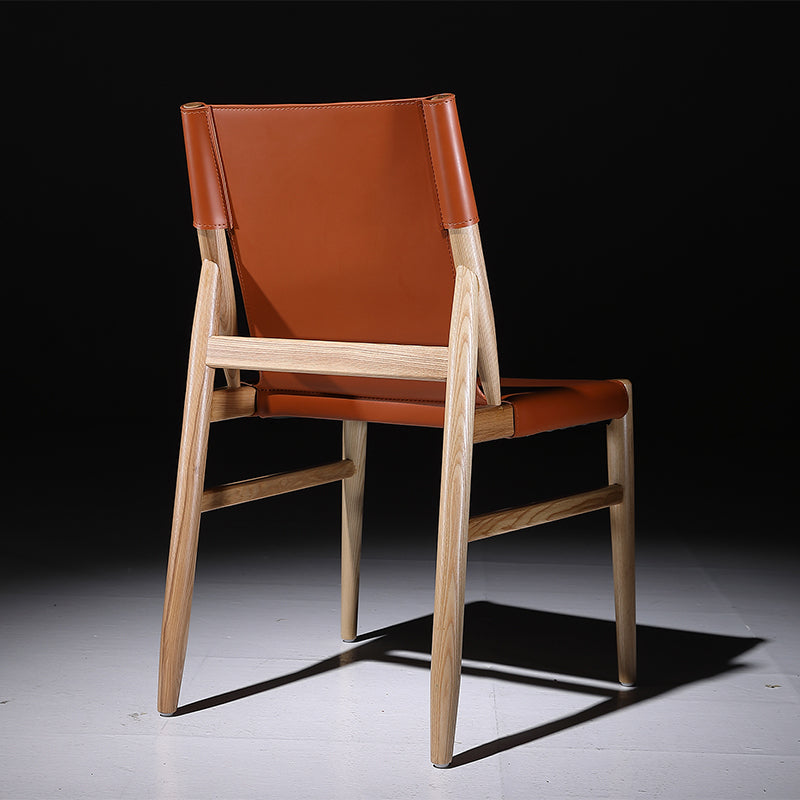 Eigentijdse keuken eetzijde stoel stoel armloze faux lederen eetkamerstoel