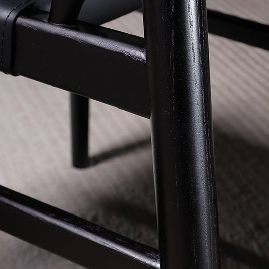 Contemporary Kitchen Dining Side Chair Armless Faux Leather Dining Room Chair