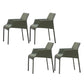 Kitchen Faux Leather Dining Chair Dining Room Upholstered Arm Chair Green 4 Piece Set Clearhalo 'Dining Chairs' 'Dining Tables & Seating' 'dining_chair' 'furn' 'furn_dining_chair' 'Furniture' 'Kitchen & Dining Furniture' 6796147