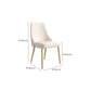 Glam Side Chair Dining Room Gold Legs Dining Armless Parsons Chair Clearhalo 'Dining Chairs' 'Dining Tables & Seating' 'dining_chair' 'furn' 'furn_dining_chair' 'Furniture' 'Kitchen & Dining Furniture' 6796183