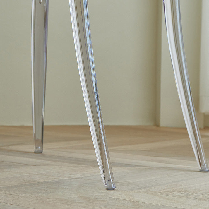 Slat Back Dining Side Chair Contemporary Plastic Dining Arm Chair Clearhalo 'Dining Chairs' 'Dining Tables & Seating' 'dining_chair' 'furn' 'furn_dining_chair' 'Furniture' 'Kitchen & Dining Furniture' 6796277