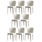 Dining Room Upholstered Armless Chair Home Metal Legs Dining Chair 8 Piece Set Clearhalo 'Dining Chairs' 'Dining Tables & Seating' 'dining_chair' 'furn' 'furn_dining_chair' 'Furniture' 'Kitchen & Dining Furniture' 6796332