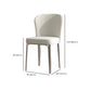 Dining Room Upholstered Armless Chair Home Metal Legs Dining Chair Clearhalo 'Dining Chairs' 'Dining Tables & Seating' 'dining_chair' 'furn' 'furn_dining_chair' 'Furniture' 'Kitchen & Dining Furniture' 6796339